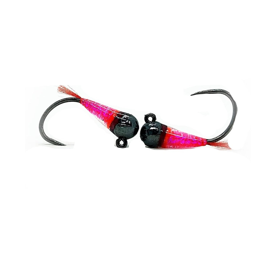 Ninfa Deep Pink con bead in tungsteno per trote e temoli