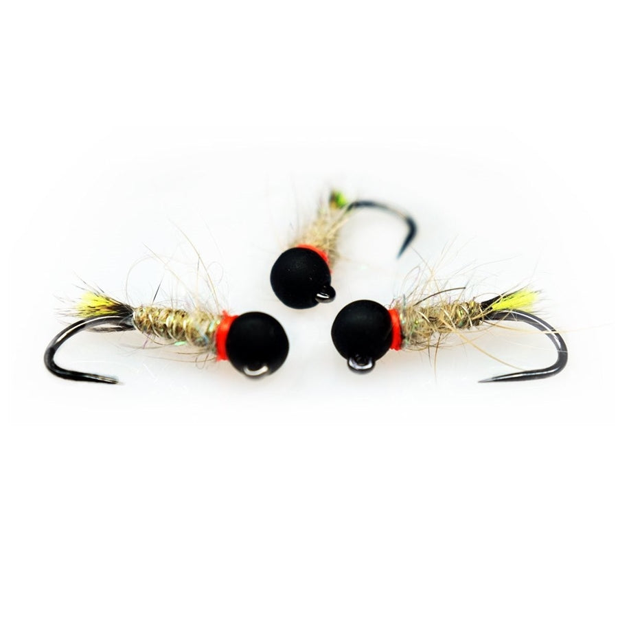 Ninfa Peeping Caddis con bead in tungsteno per trote e temoli