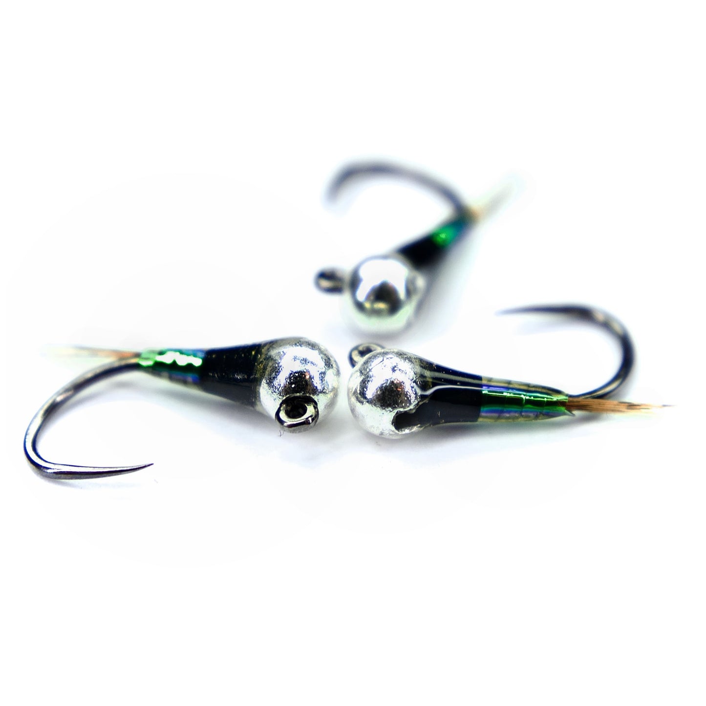 Ninfa Gasolina con bead in tungsteno per trote e temoli