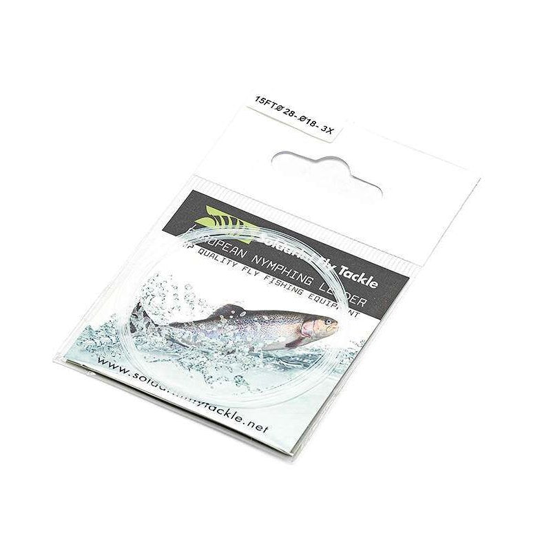 Terminale conico sft fluo white - 455 cm
