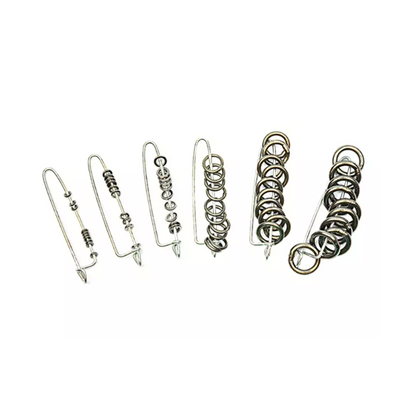 Confezione di Microrings Stroft Originali, anellini da pesca ad alta resistenza per finali perfetti