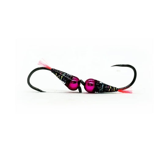 Ninfa Perdigon Multicolor con bead in tungsteno per trote e temoli