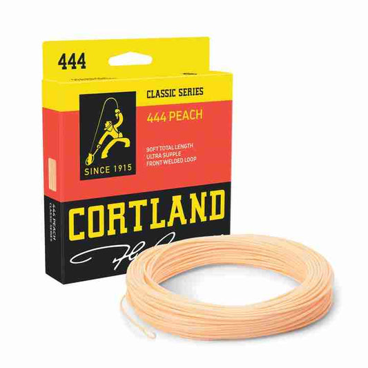 Coda di topo Cortland 444 Classic Peach, di colore arancione pesca, icona della pesca a mosca.