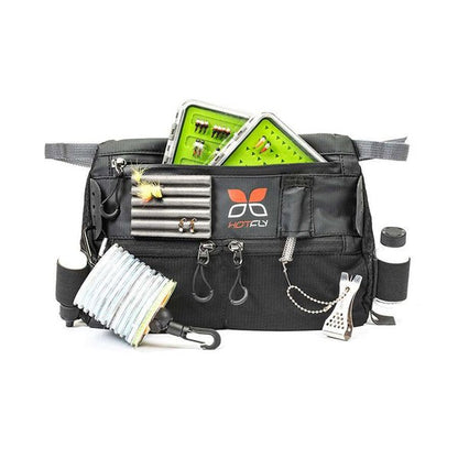 Marsupio pettorale per waders T.B Black Edition Hotfly