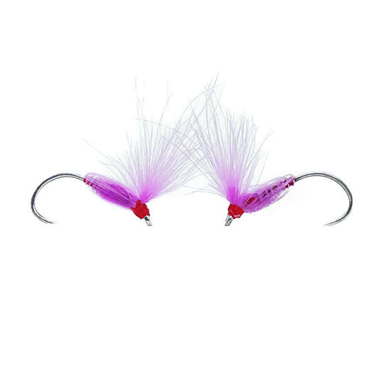 Mosca Arpo Pink dry fly artigianale per trote e temoli