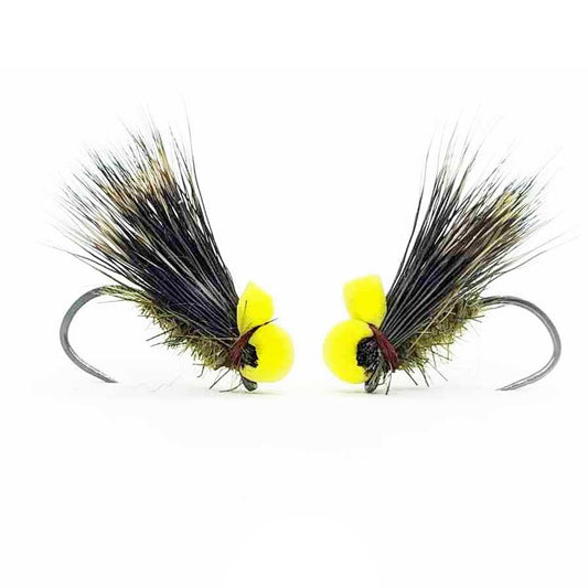 Mosca B.Caddis dry fly artigianale per trote e temoli