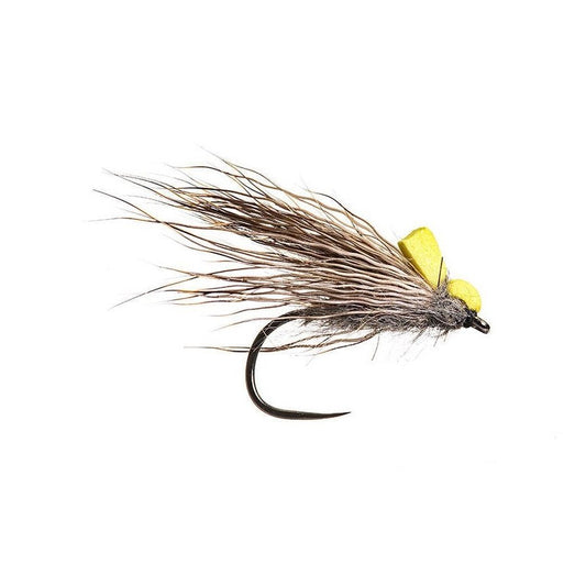 Mosca Big B.Caddis dry fly artigianale per trote e temoli