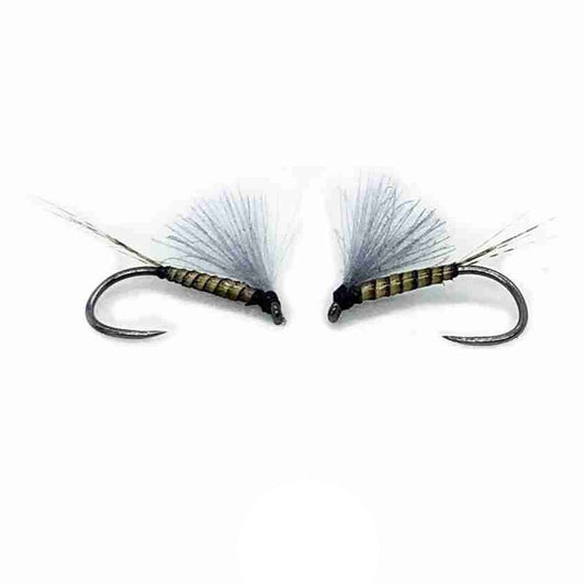 Mosca Olivetta wet fly artigianale per temoli e trote