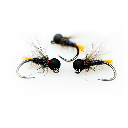 Ninfa Duracell jig con bead in tungsteno per trote e temoli