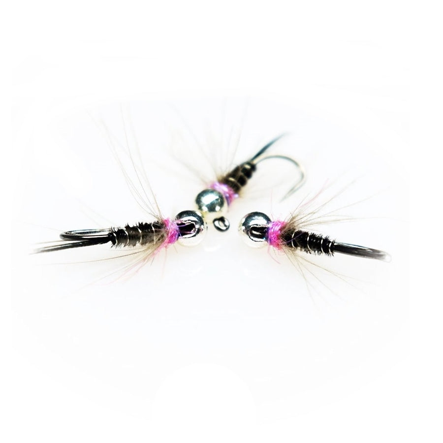 Ninfa Killer Grayling jig con bead in tungsteno per temoli