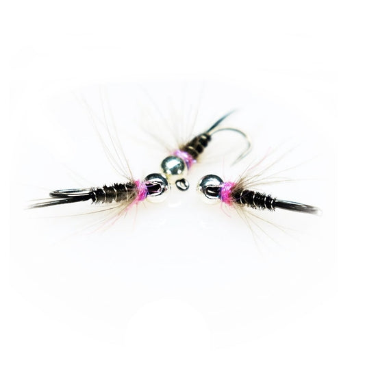 Ninfa Killer Grayling jig con bead in tungsteno per temoli