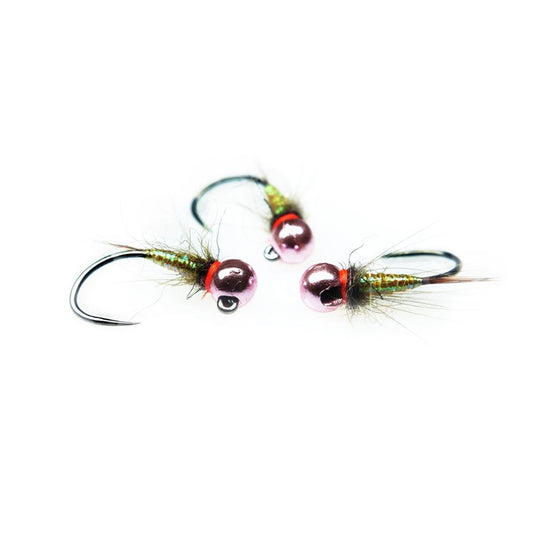 Ninfa Olivetta jig con bead in tungsteno per trote e temoli