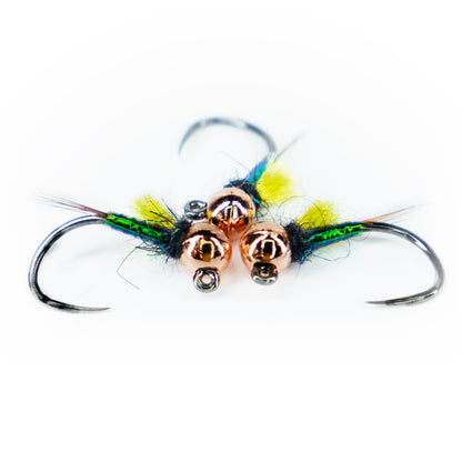 Ninfa Pineapple 2.0 jig con bead in tungsteno per trote e temoli